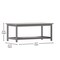 Flash Furniture Gray Poly Resin Adirondack Coffee Table JJ-T14022-GY-GG - alternate 9